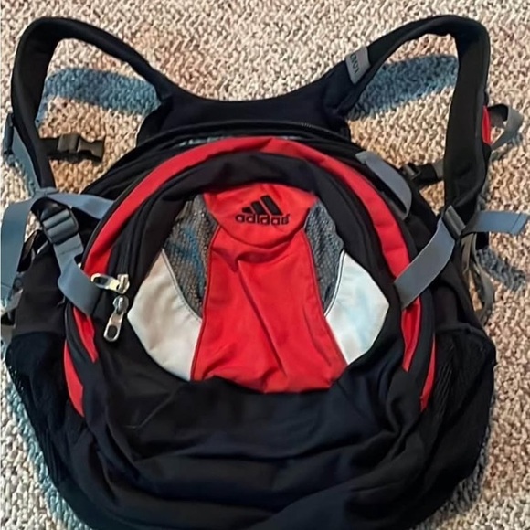 adidas Other - Adidas Load Spring Black & Red Bookbag